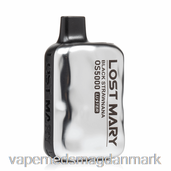 Vape Med Smag Lost Mary Os5000 Luster Engangs Sort Strawnana